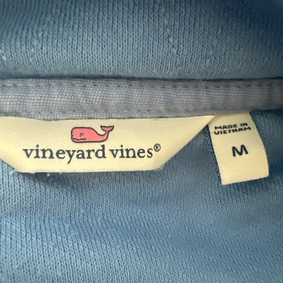 🐳 Vineyard Vines Blue 1/4 Zip Dockside Shep Shirt 🐳 - Picture 5 of 5